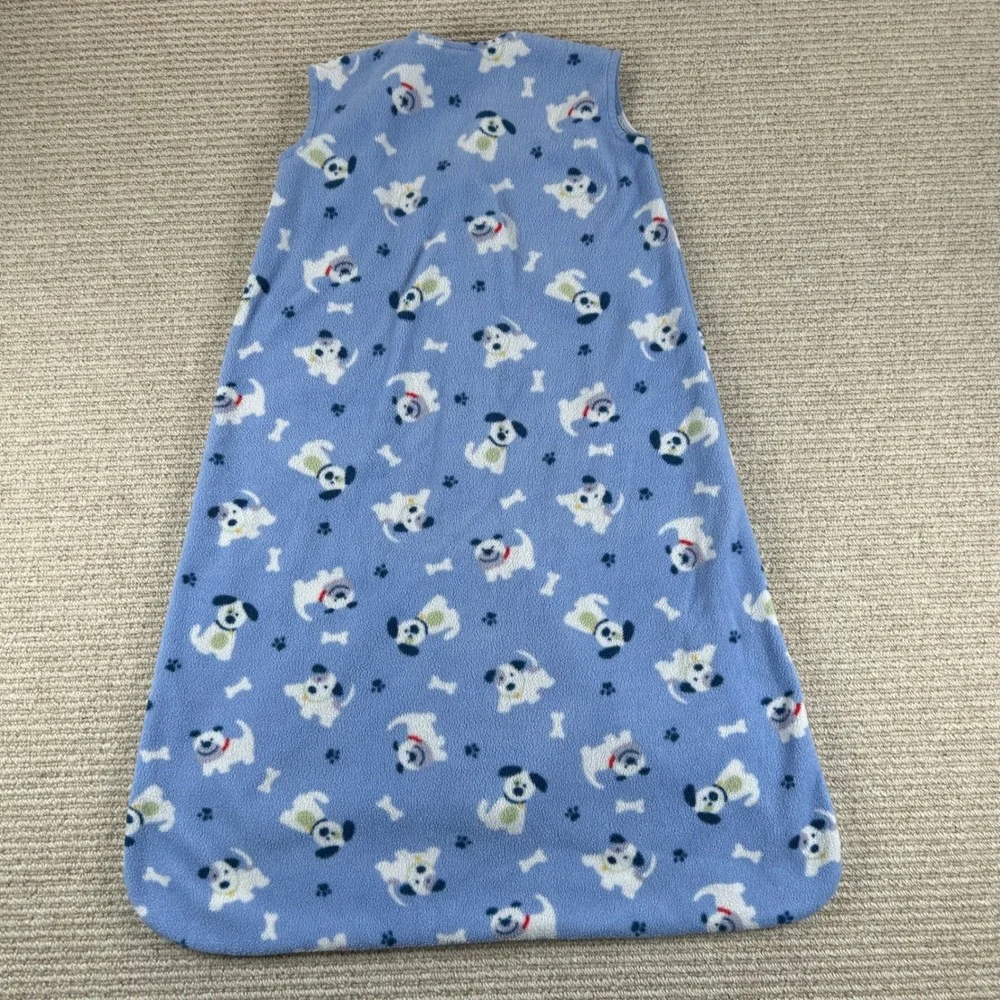 Halo SleepSacks Set of 2 Wearable Blankets Kids Medium 6-12 Months Blue Fleece